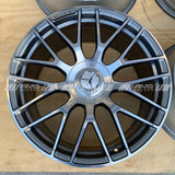 C63s Coupe silver AMG split spoke wheels A2054016100 A2054015900