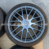 C63s Coupe silver AMG split spoke wheels A2054016100 A2054015900