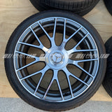 C63s Coupe silver AMG split spoke wheels A2054016100 A2054015900