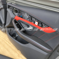 W205 C63s AMG inside door card trim set RED