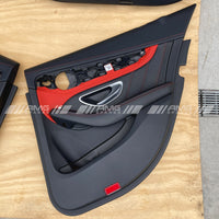 W205 C63s AMG inside door card trim set RED