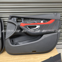 W205 C63s AMG inside door card trim set RED