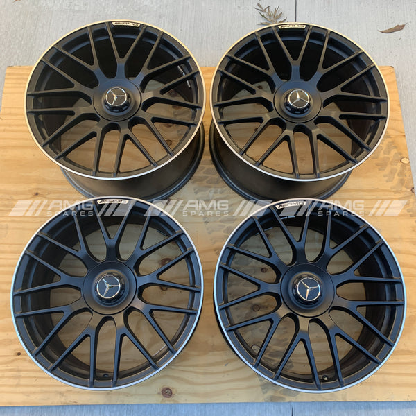 *** Sold Out *** C63s Coupe black AMG split spoke wheels A2054016100 A2054015900