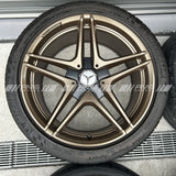 C63s Sedan AMG W205 wheels A2054011900 A2054012000 BRONZE