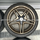 C63s Sedan AMG W205 wheels A2054011900 A2054012000 BRONZE