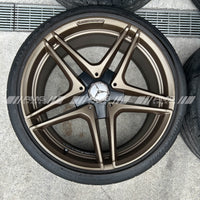 C63s Sedan AMG W205 wheels A2054011900 A2054012000 BRONZE