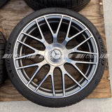 C63s Sedan Silver W205 AMG wheels A2054011700 A2054011800